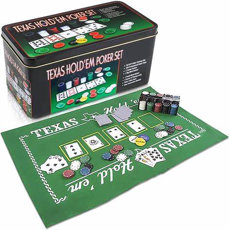 Pokerová sada – žetony, karty a kufřík v jednom